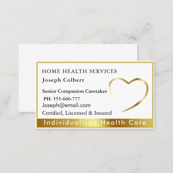 Professional Health Caregiver Medical QR Code gold