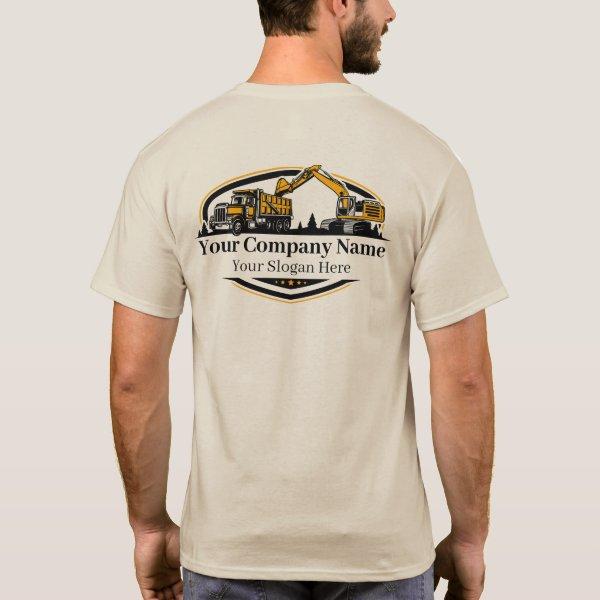 Professional Heavy Equipment Construction Company  T-Shirt
