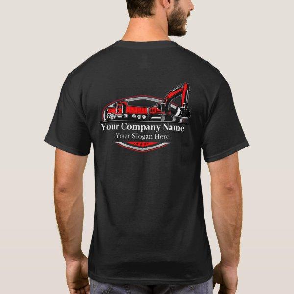 Professional Heavy Equipment Construction Company  T-Shirt