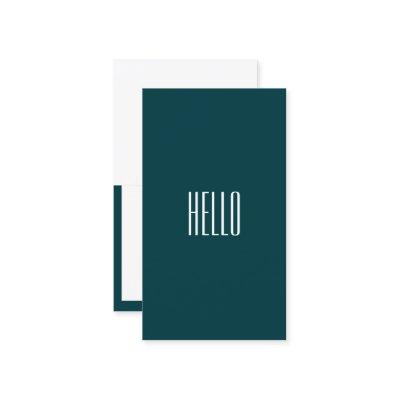 Professional hello script