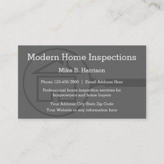 Professional Home Inspection Modern Design