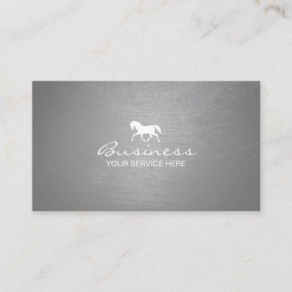 Professional Horse Equine Modern Silver