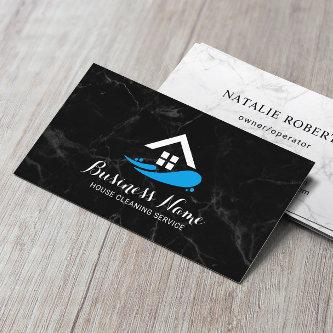 Professional House Cleaning Service Dark Marble