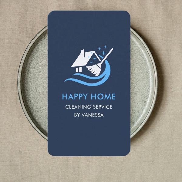 Professional House Cleaning Services Logo Qr Code