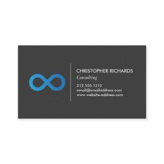 Professional Infinity Symbol in Blue