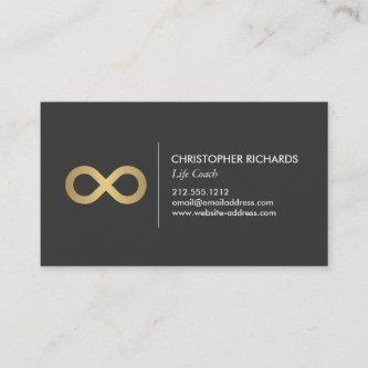 Professional Infinity Symbol in Faux Gold