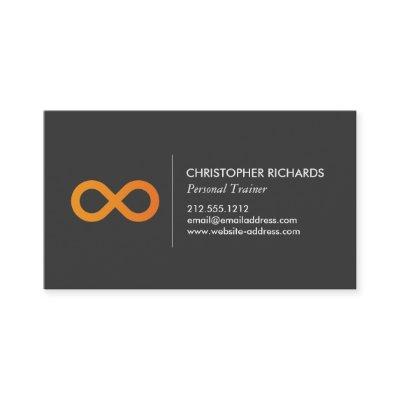 Professional Infinity Symbol in Orange