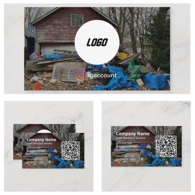 Professional Junk Removal Hauling Service Logo