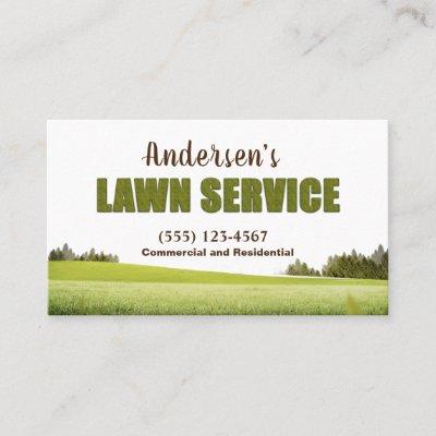 Professional Lawn Grass Landscaping Yard Service