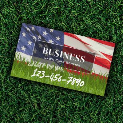 Professional Lawn & Landscaping Service US flag