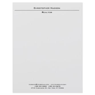 Professional Light Gray Simple Plain