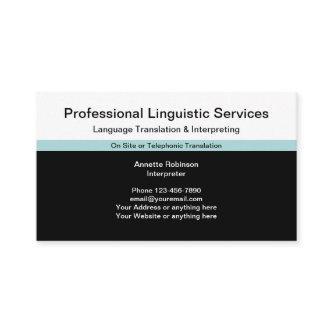 Professional Linguistic Services Translator