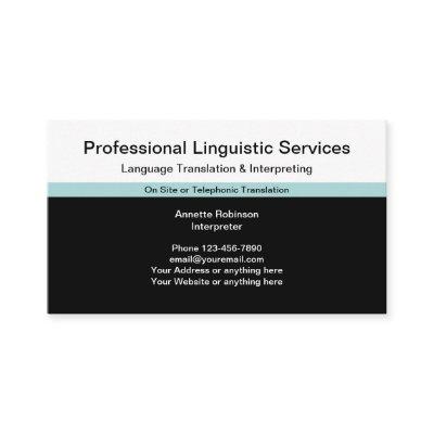 Professional Linguistic Services Translator