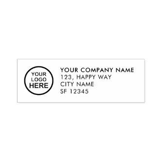 Professional Logo Modern Business Return Address  Self-inking Stamp