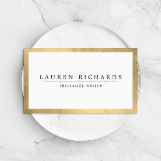 Professional Luxe Faux Gold and White