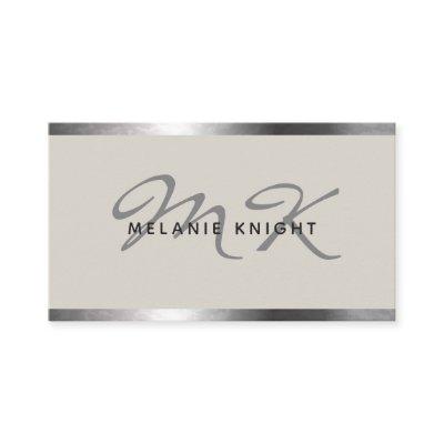 Professional Luxury Style Beige & Chrome Design