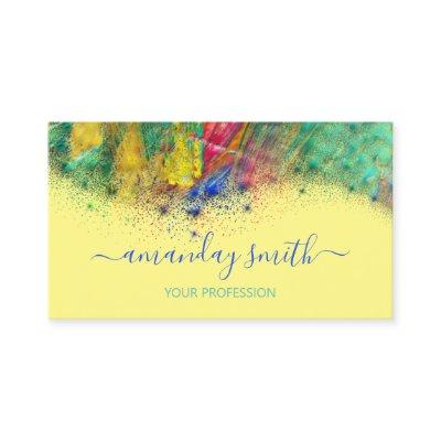 Professional Makeup Artist Abstract Artwork Painte