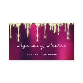 Professional  Makeup Artist Gold Drips Berry