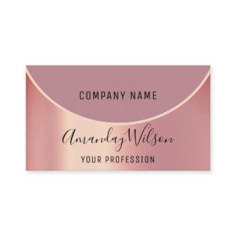 Professional Makeup Artist Rose Modern Elegant