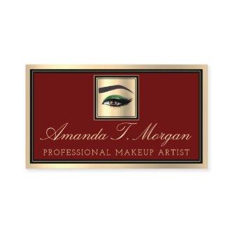 Professional Makeup Lash Extension Eyebrow Burgund