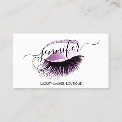 Professional Makeup Lash QR Code Lavender Purple