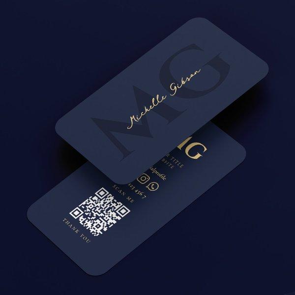 Professional Marketing Dark Navy Blue Modern