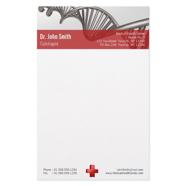 Professional Medical 3D Symbol Cross DNA Stationery