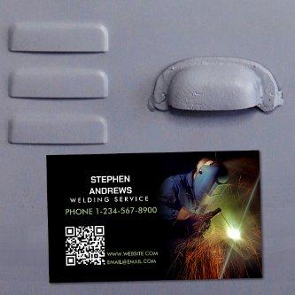 Professional Metal Welding Fabrication QR Code  Magnet