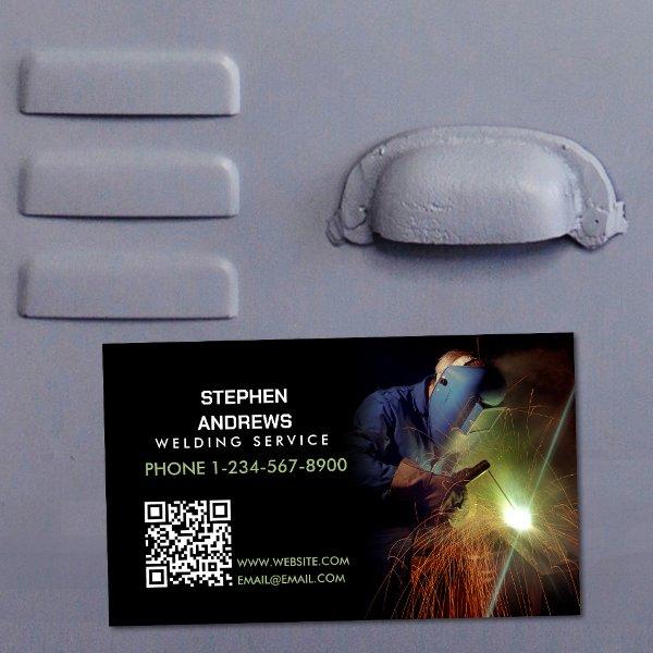 Professional Metal Welding Fabrication QR Code  Magnet