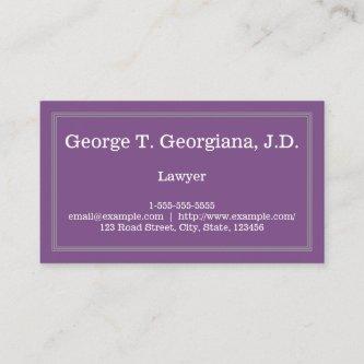 Professional & Minimal Lawyer