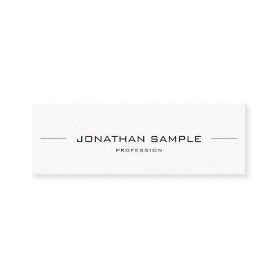 Professional Minimal Modern Stylish Simple Trendy Mini