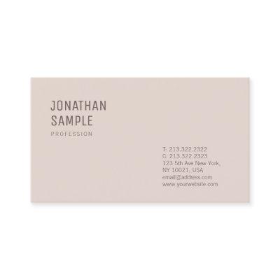 Professional Minimal Template Modern Design Chic