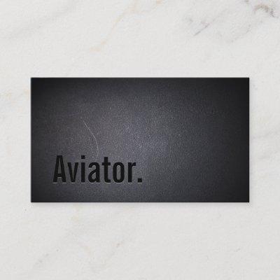 Professional Minimalist Aviator Black