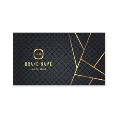 Professional Minimalist  black and gold luxury