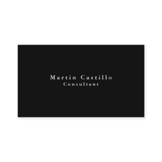 Professional Minimalist Elegant Black White Modern