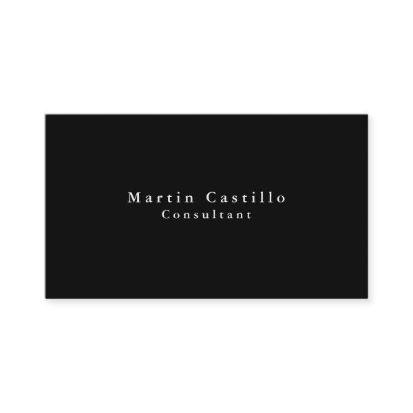Professional Minimalist Elegant Black White Modern