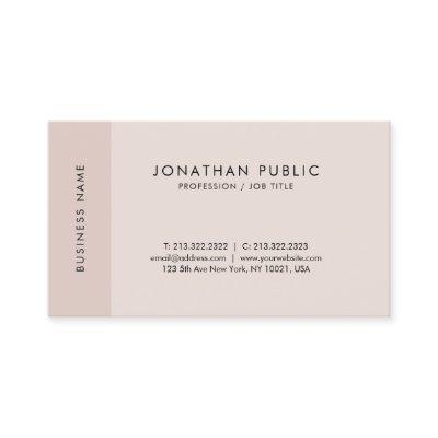 Professional Minimalist Elegant Colors Simple Chic