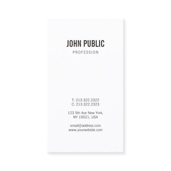 Professional Minimalist Modern Elegant Plain