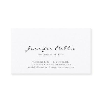Professional Minimalist Modern Elegant Plain