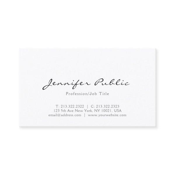 Professional Minimalist Modern Elegant Plain