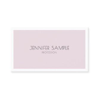 Professional Minimalistic Elegant Purple Plain