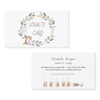 Professional  Mixer Pastry Hand Tools  Loyalty Card
