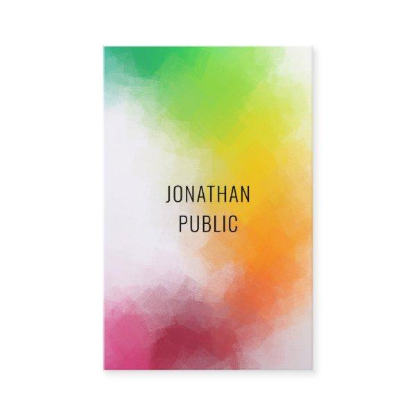 Professional Modern Abstract Art Elegant Colorful