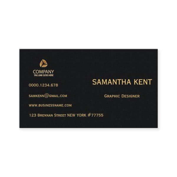 Professional Modern black and gold