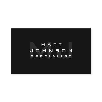 Professional Modern Black