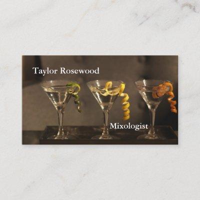 Professional Modern Buiness Cards Bartender