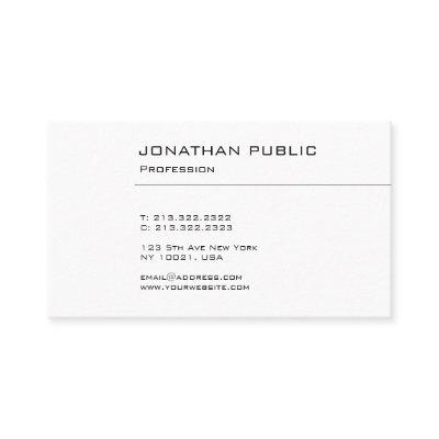 Professional Modern Clean Elegant Design Plain