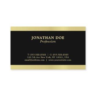 Professional Modern Creative Black and Gold Luxury