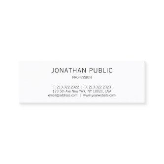 Professional Modern Design Elegant Simple Plain Mini