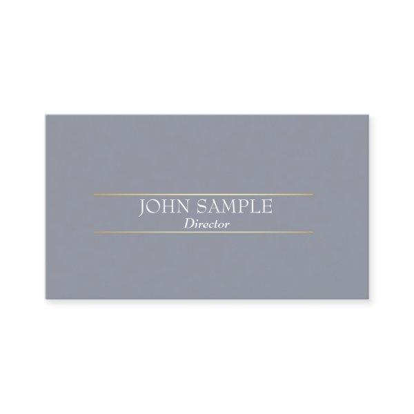 Professional Modern Design Grey Gold Elegant